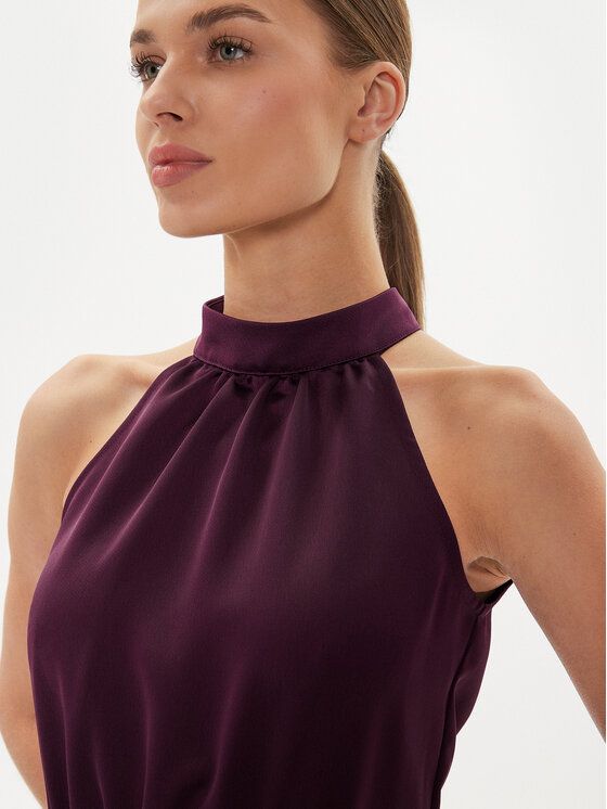 MAX&Co. MAX&Co. Kombinezon 2426246011200 Bordowy Regular Fit
