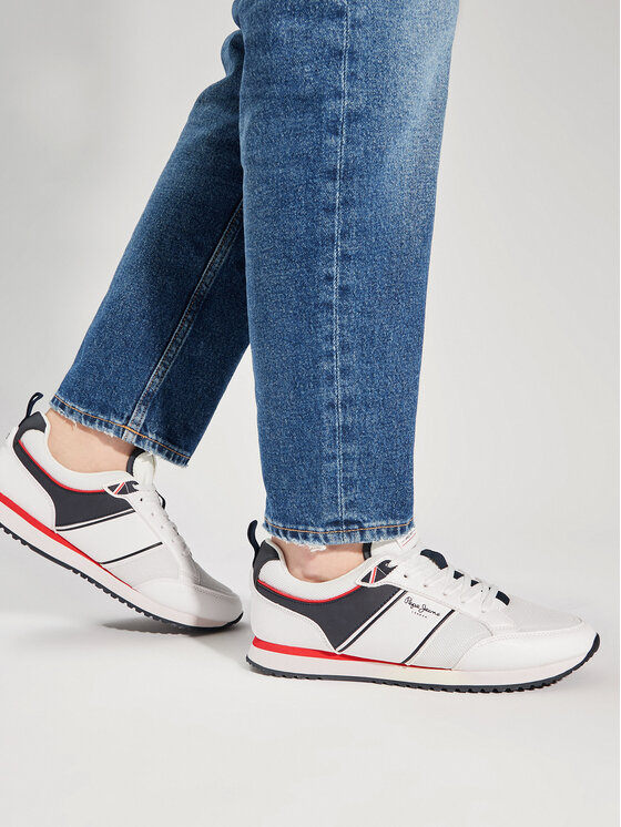 Pepe Jeans Pepe Jeans Sneakersy Dublin Brand PMS40009 Biały