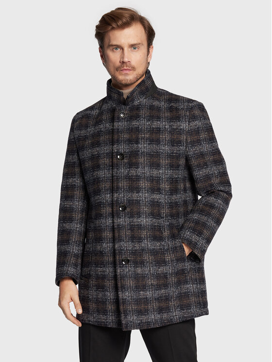 Bugatti Bugatti Преходно палто 228728 24038 Тъмносин Regular Fit