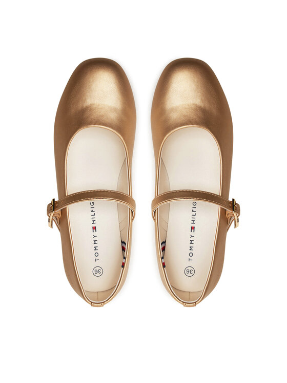 Tommy Hilfiger Tommy Hilfiger Balerinke Ballerina T3A3-33555-1372 S Zlatna