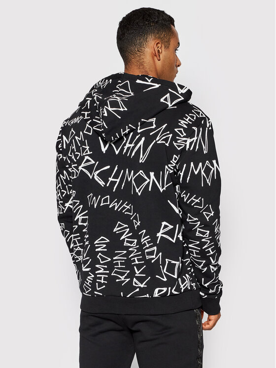John Richmond John Richmond Felpa Hikone UMP22147FE Nero Relaxed Fit