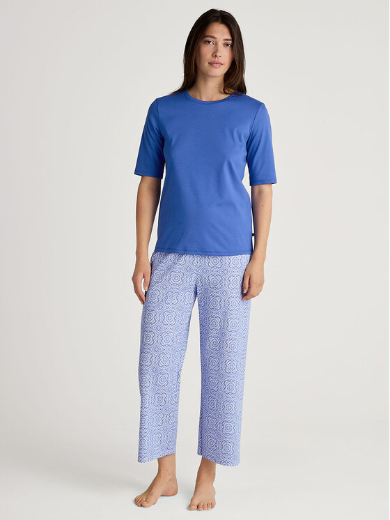 Calida Calida Pyžamové kalhoty 28457 Modrá Regular Fit