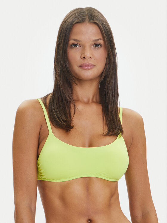 United Colors Of Benetton United Colors Of Benetton Góra od bikini 3P5H5R1MQ Żółty