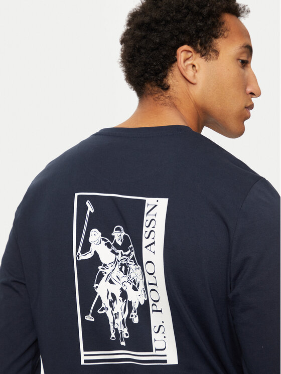 U.S. Polo Assn. U.S. Polo Assn. Longsleeve MUP2275 Granatowy Regular Fit