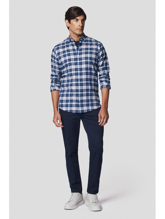 Lancerto Lancerto Koszula Carmelina KO073224000027 Granatowy Slim Fit