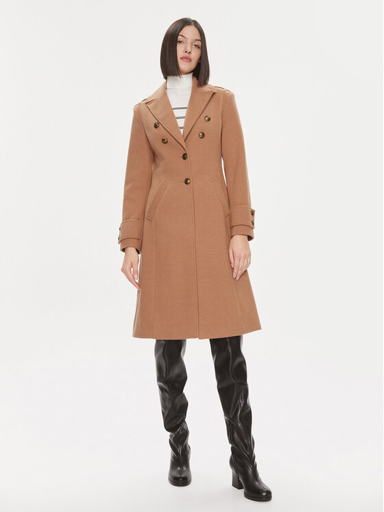 Liu Jo Liu Jo Демісезонний плащ MF3105 T3200 Бежевий Regular Fit