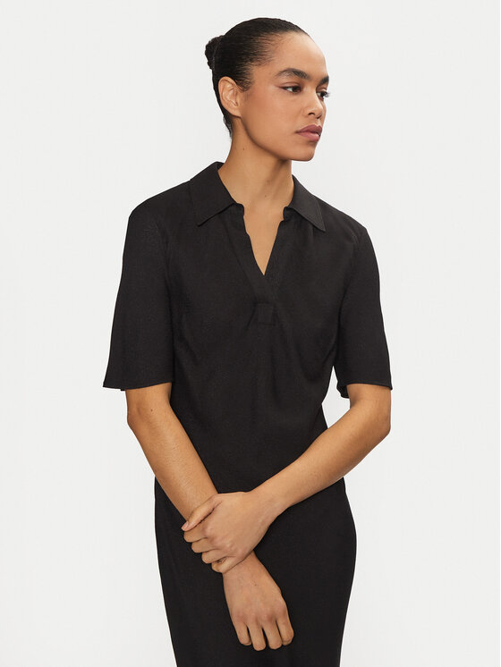 Calvin Klein Calvin Klein Každodenné šaty K20K207867 Čierna Regular Fit