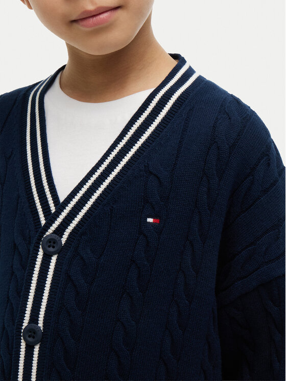 Tommy Hilfiger Tommy Hilfiger Cardigan KB0KB10491 Blu scuro Regular Fit