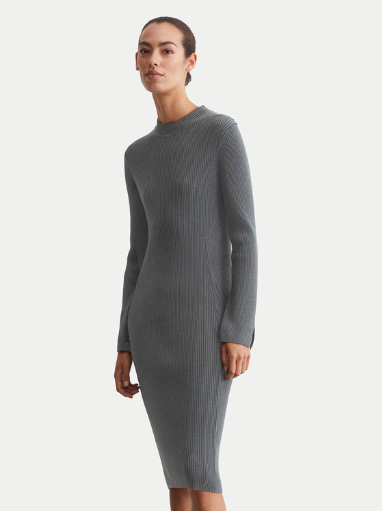 Marc O'Polo Marc O'Polo Strickkleid 409 5045 67097 Grau Slim Fit