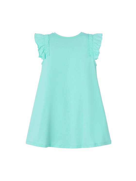 Mayoral Mayoral Sukienka codzienna 3940 Zielony Regular Fit