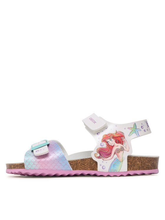 Geox J Adriel Girl C sandalen voor meisjes, C0563 wit fuchsia, 31 EU