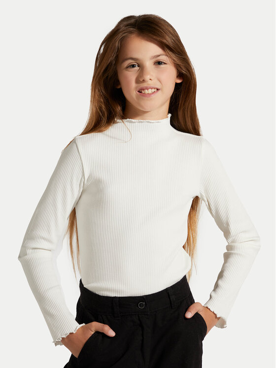 Coccodrillo Coccodrillo Rollkragenpullover ZC4143901SGJ Écru Regular Fit