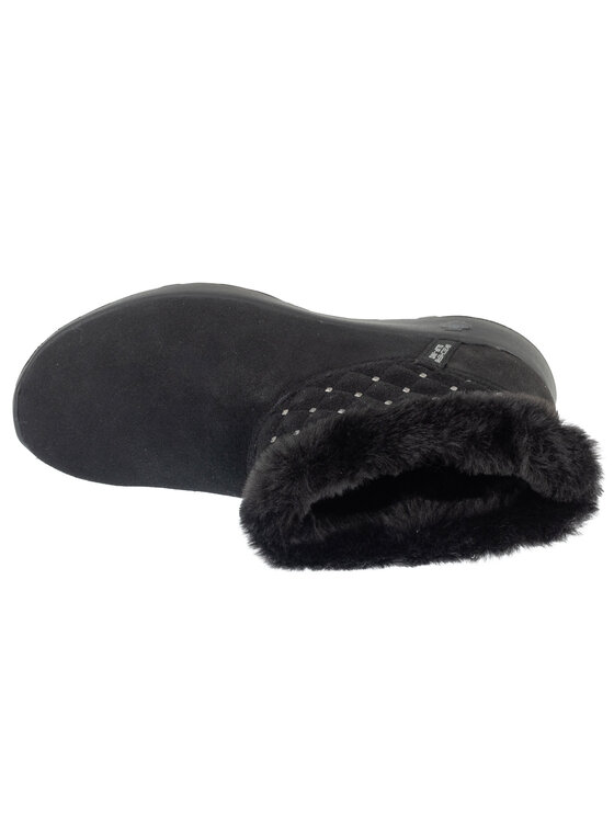 Skechers Skechers Śniegowce Slip-Ins: On-The-Go Joy - Cozy Shimmer Czarny