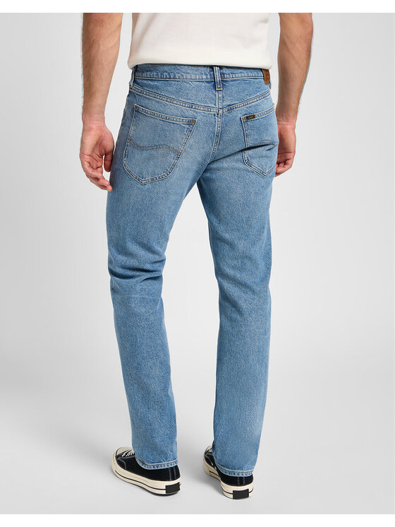 Lee Lee Jeansy DAREN ZIP FLY Niebieski Regular Fit