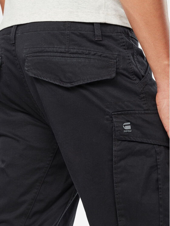 G-Star Raw G-Star Raw Spodnie materiałowe Rovic D02190-5126-6484 Czarny Tapered Fit