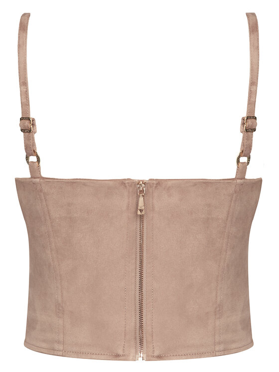 Guess Guess Топ W6RH03 WJ472 Бежевий Slim Fit