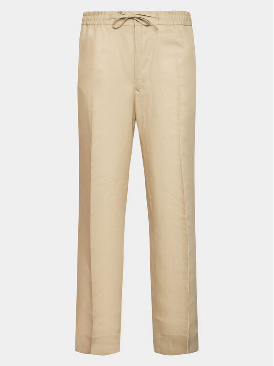 J.Lindeberg Pantaloni din material Baron FMPA08293 Bej Regular Fit