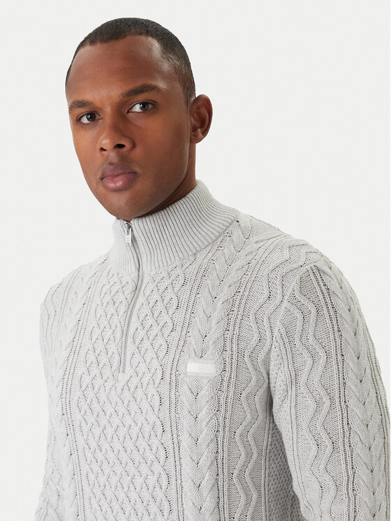 Tommy Jeans Tommy Jeans Sweter DM0DM22103 Écru Regular Fit
