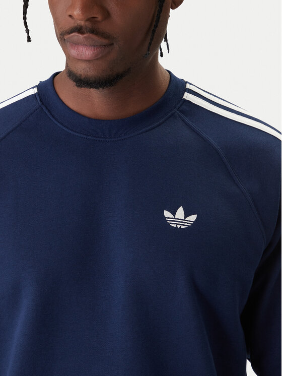 adidas adidas Mikina 3-Stripes KE3549 Tmavomodrá Regular Fit