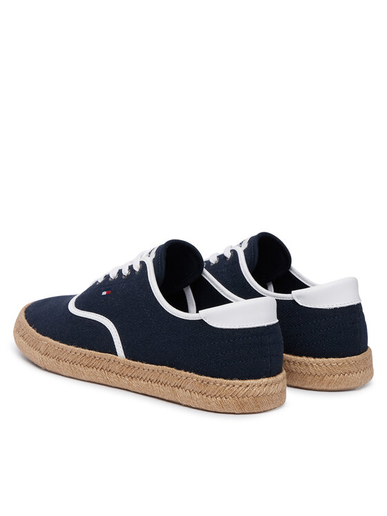 Tommy Hilfiger Tommy Hilfiger Espadrilles Th Hi Vulc Core Jutte Canvas FM0FM05872 Dunkelblau