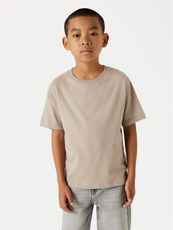 NAME IT NAME IT T-Shirt Vobbo 13238968 Beige Loose Fit