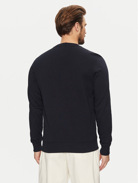 Tommy Hilfiger Tommy Hilfiger Bluza Essential MW0MW37237 Granatowy Regular Fit