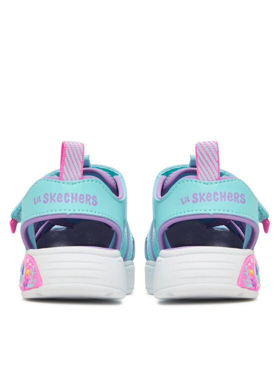 Skechers Skechers Босоніжки Play Scene Splash - Cute Crew 303162N/TQLV Голубий