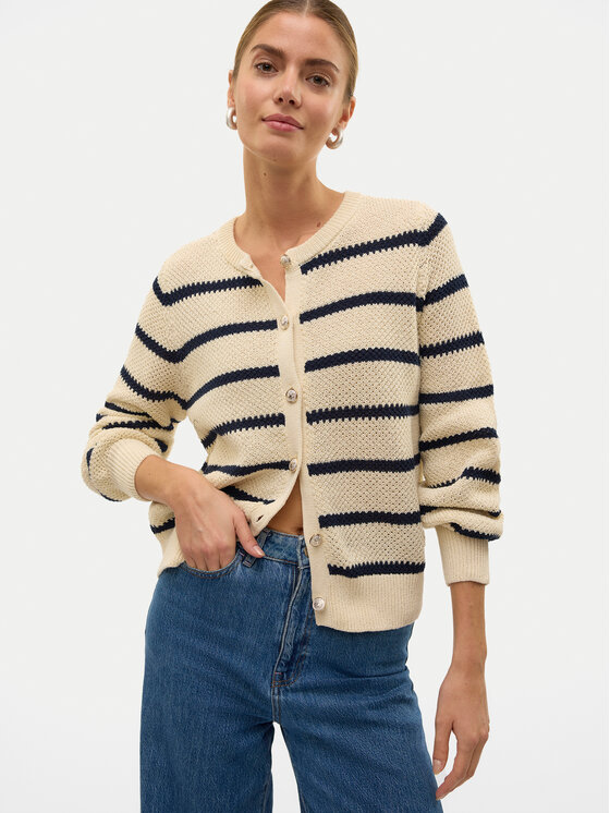 Vero Moda Vero Moda Kardigāns Amazing 10319138 Bēšs Regular Fit