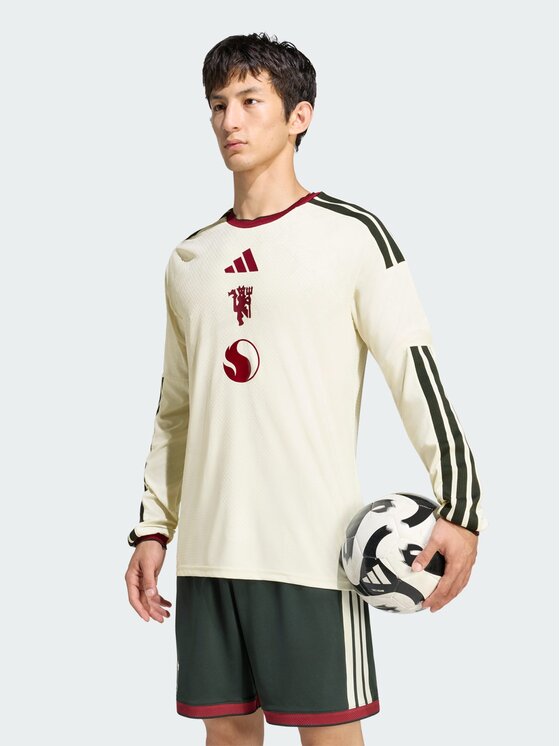 adidas adidas Koszulka techniczna 172087 Beżowy Slim Fit