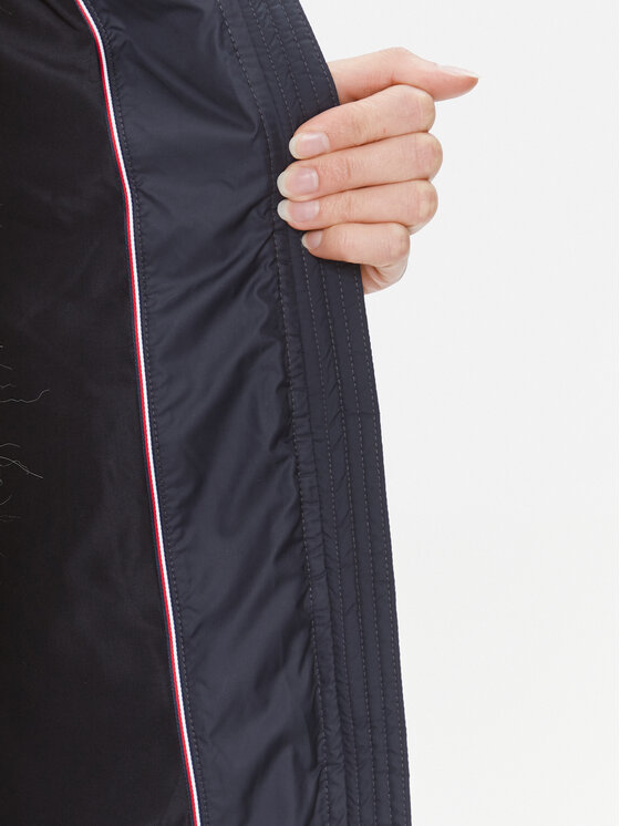 Tommy Hilfiger Tommy Hilfiger Pehelykabát WW0WW39746 Sötétkék Regular Fit