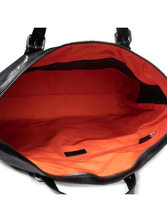 Guess Guess Borsa da viaggio Dan L.A. (Jacquard Coated) Travel TMDLJC P0338 Nero