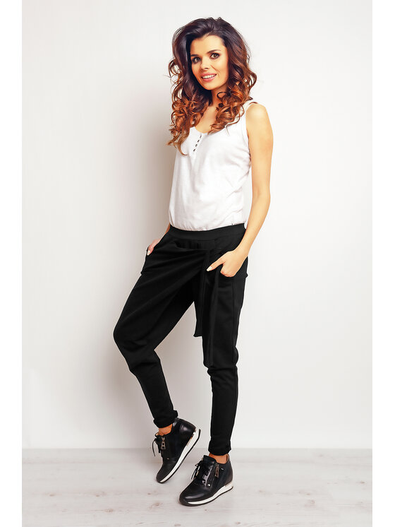 Infinite You Infinite You Dámské kalhoty M092 Černá Basic Fit