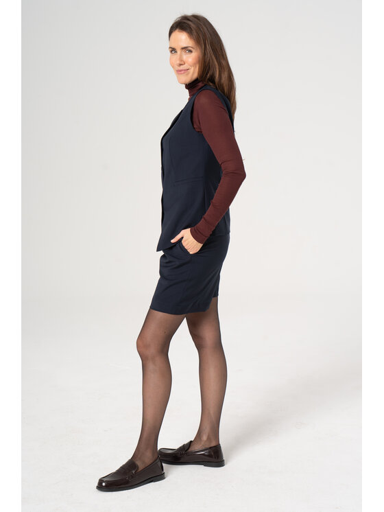 Salme Salme Kamizelka Debora Granatowy Regular Fit