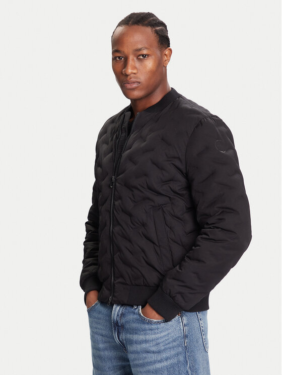 Geox Geox Übergangsjacke M Spherica M5628R T3271 F9000 Schwarz Regular Fit