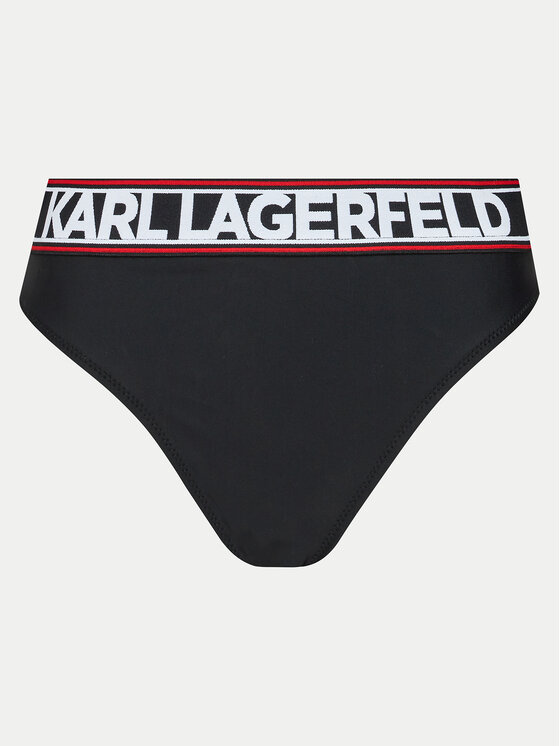 KARL LAGERFELD KARL LAGERFELD Bikini partea de jos 240W2222 Negru