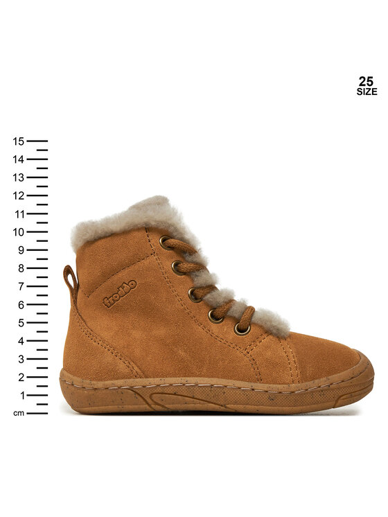 Froddo Froddo Gležnjarji Minni Suede Laces G2110140-2 S Rjava