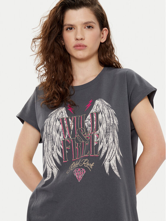 JJXX JJXX T-shirt Wilma 12274694 Siva Boxy Fit