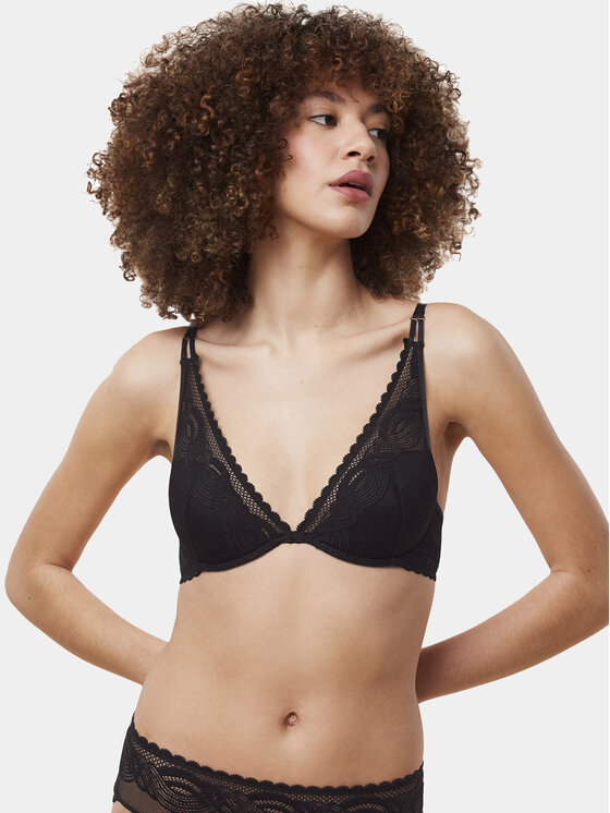 Triumph Bralette krūšturis Hypnotic Spotlight WP 10215980 Melns