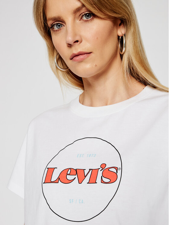 Levi's® Levi's® Majica Varsity Graphic Tee 69973-0153 Bela Relaxed Fit