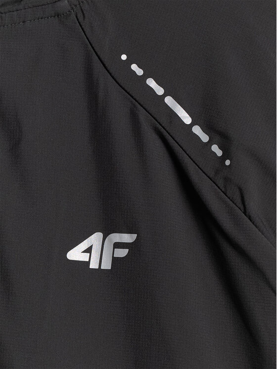 4F 4F Bluza RUNNING Żółty jasny Regular Fit