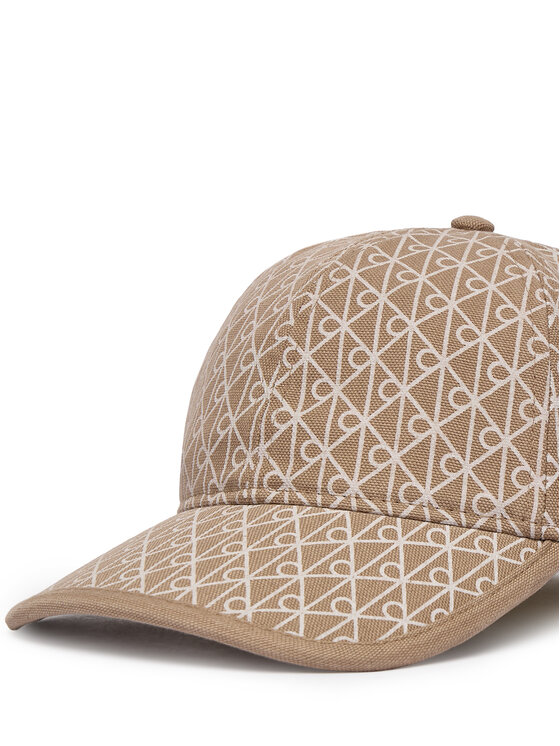 Calvin Klein Calvin Klein Cepure ar nagu Emblem Print W Leather Patch Cap LV04F5036G Zils