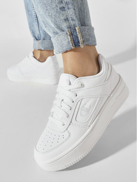 Champion Champion Tenisice Foul Play Plat Element Bs Low Cut Shoe S11594-WW007 Bijela
