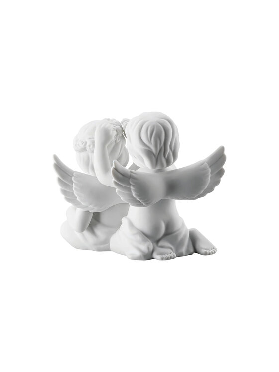 Rosenthal Rosenthal Figurka Para aniołów średnich z kwiatami Biały