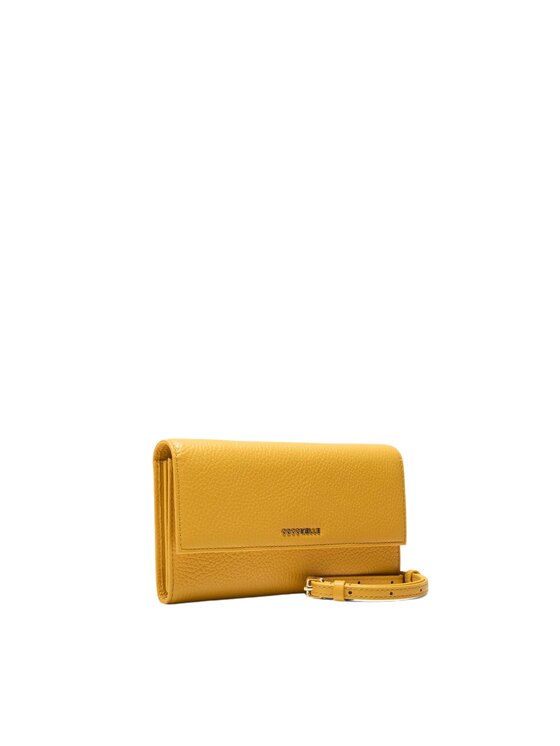 Coccinelle Coccinelle Portafoglio METALLIC S24 Giallo