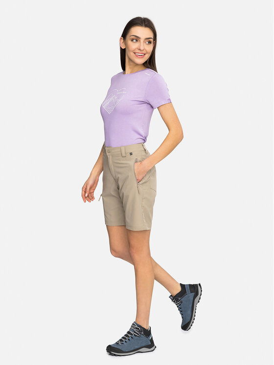 Viking Viking Szorty Sumatra Lady Beżowy Regular Fit