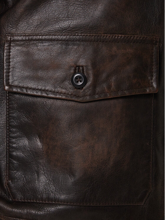 Levi's® Levi's® Lederjacke Clayton 003AU-0000 Braun Regular Fit