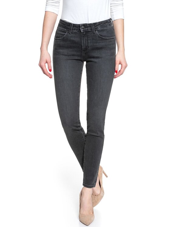 Wrangler Wrangler Jeansy SKINNY Czarny Skinny Fit