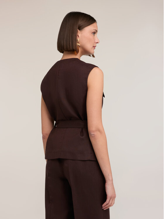 Motivi Motivi Giacca di transizione L020Q000083N0V2 Marrone Regular Fit