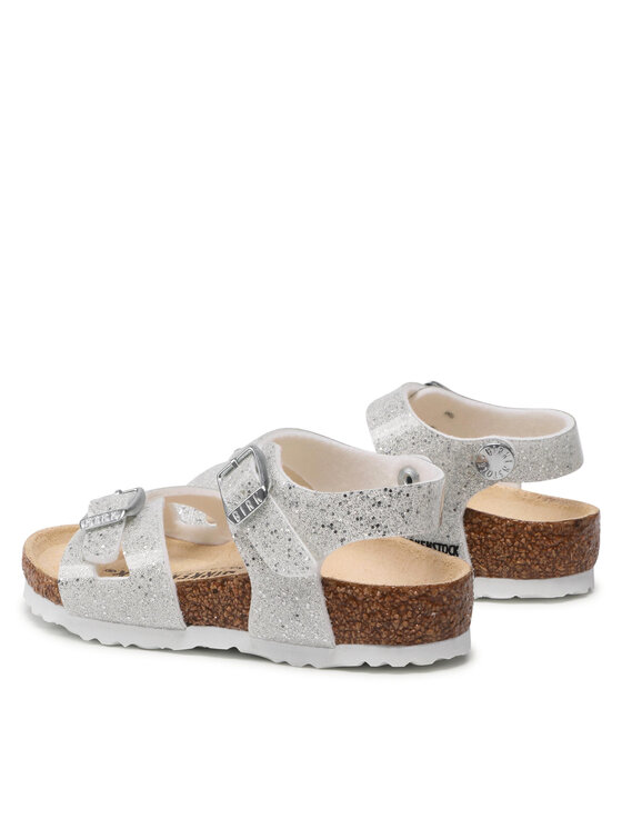 Birkenstock Birkenstock Sandały Rio Kids 1022198 Srebrny