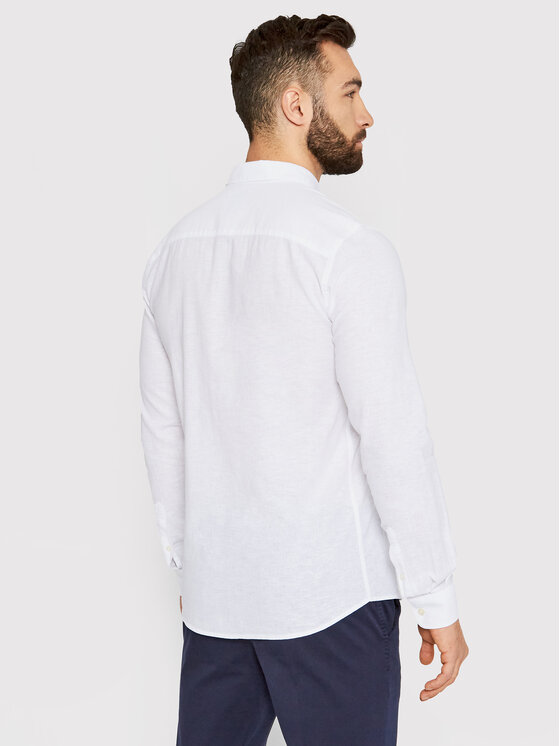 Only & Sons Only & Sons Koszula Caiden 22012321 Biały Slim Fit